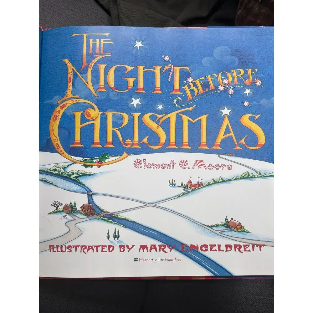 Mary Englebreit Illustrations The Night Before Christmas Hardcover 2002 1st Ed